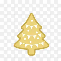 圣诞树形的饼干