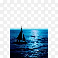 蓝色大海航行