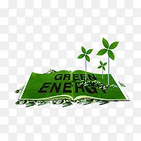 绿色能源素材背景