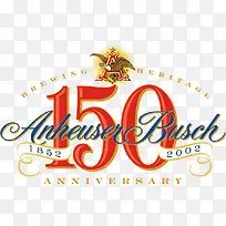 150周年纪念标志设计矢量