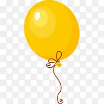 卡通金色气球