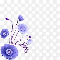 紫色唯美小花朵