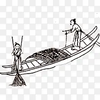古代捕鱼船