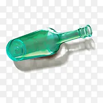 绿色玻璃瓶子
