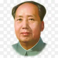 高清摄影手绘毛爷爷画像