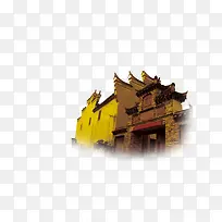 中国风古城背景