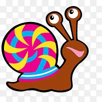 彩色卡通儿童玩具蜗牛