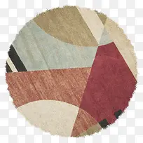 图案欧式花纹圆形地毯