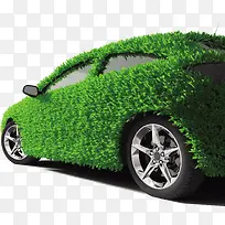 绿色汽车海报图片