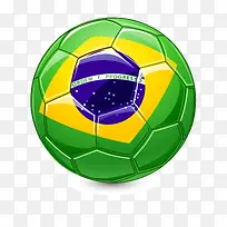 创意巴西足球矢量素材