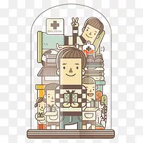 扁平化医院的人