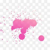 抽象粉色水渍