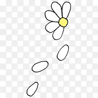 线条形抽象花瓣花瓣