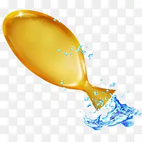 鱼肝油产品实物免抠素材免费下载