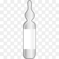 矢量化妆品瓶子白色细瓶