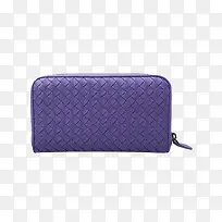 葆蝶家女士紫色羊皮钱包