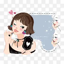 化妆美女