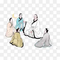 尊师重道人物汇聚