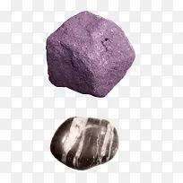 紫色石头