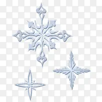 晶莹的雪花图标