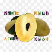 素材人心果免抠