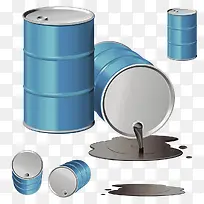 石油油罐插画