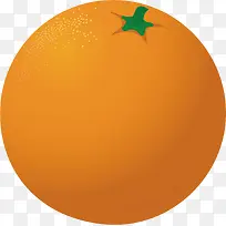 矢量图橙色的大橙子