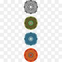 古典瓦当花纹