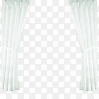 白色窗帘布