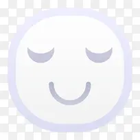 快乐白色小人的表情PNG图标