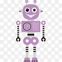 紫色的机器人
