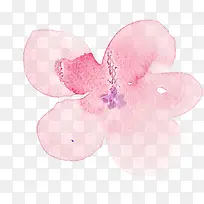 创意合成粉红色的花卉图案