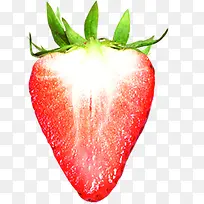 红色新鲜奶香草莓