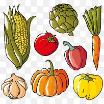 玉米蔬菜