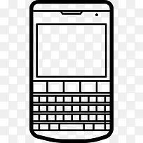 手机的流行模式黑莓保时捷设计图标