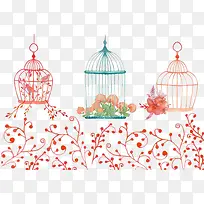 卡通鸟笼