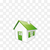 绿色房屋