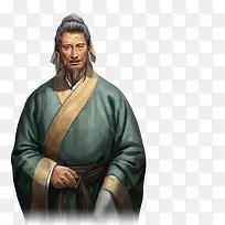 农家老爷爷古风立绘