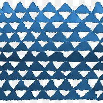 蓝色水彩三角形底纹