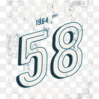 58数字海报