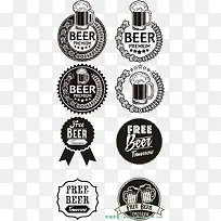 啤酒图章样式商标