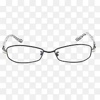 毕加索黑白纹框眼镜
