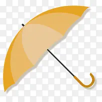 矢量扁平雨伞