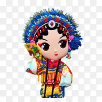 中国风卡通戏曲人物贵妃醉酒
