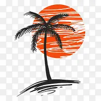 棕榈树的插图