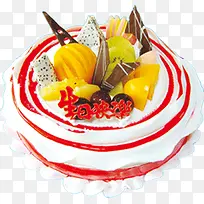 漂亮水果生日蛋糕