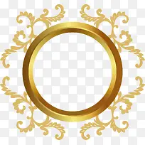 金色美丽圆环