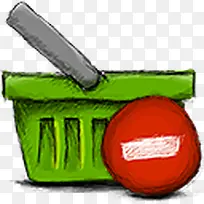 basket delete icon