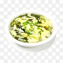 产品实物紫菜蛋汤一碗