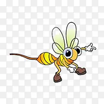 黄色蚊子卡通形象